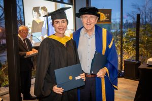 Chancellor with graduate 3
