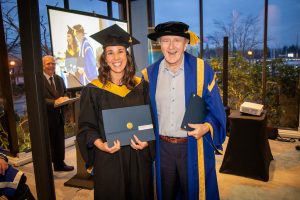 Chancellor with graduate 6
